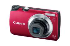 Canon PowerShot A3300 IS (red) Camera Kit