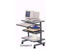 Da-Lite Compact-4 - 4-Tier Computer Workstation 251/2