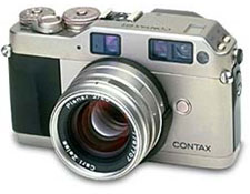 Contax G1 with 45mm lens