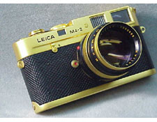 Leica LEICA M4 2 24k gold 35mm RANGEFINDER camera