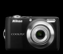 Nikon Coolpix L24 Black Digital Camera Camera Kit
