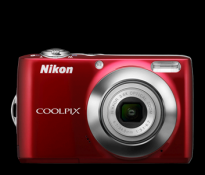 Nikon Coolpix L24 Red Digital Camera Camera Kit