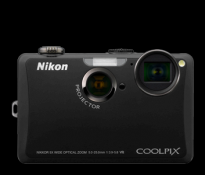 Nikon Coolpix S1100pj Black Digital Camera Camera Kit