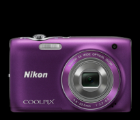 Nikon Coolpix S3100 Purple Digital Camera Camera Kit