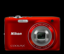 Nikon Coolpix S3100 Red Digital Camera Camera Kit