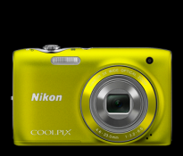 Nikon Coolpix S3100 Yellow Digital Camera Camera Kit