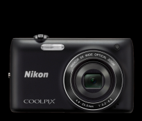 Nikon Coolpix S4100 Black Digital Camera Camera Kit