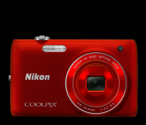 Nikon Coolpix S4100 Red Digital Camera Camera Kit