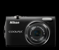 Nikon CoolPix S5100 Black Compact Digital Camera Camera Kit
