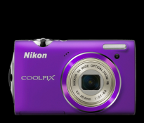 Nikon CoolPix S5100 Purple Compact Digital Camera Camera Kit