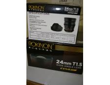 rokinon Rokinon 24mm T1.5 Cine Wide Angle Lens for DSLR CAMERAS with CASE