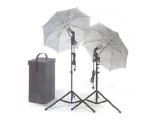 Smith-Victor KF2U - 2 - Light Umbrella Kit