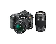 Sony Alpha DSLR-A200K w/ 18-70mm  & 75-300mm Zoom Lenses