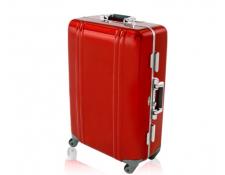 Zero Halliburton 24" Red Classic Framed 4-wheeled suitcase model ZRA24-R zra 24 FREE SHIPPING!!!!